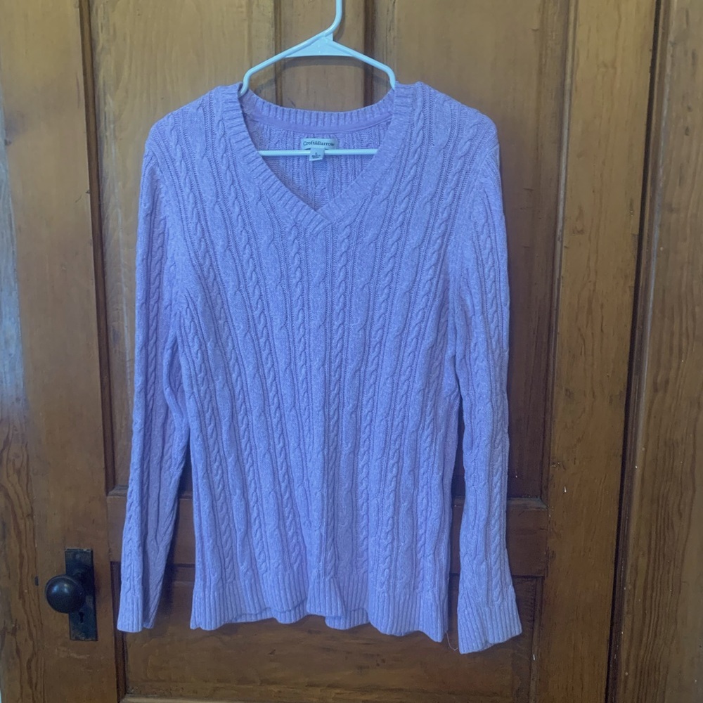 Lilac Purple Knitted Sweater